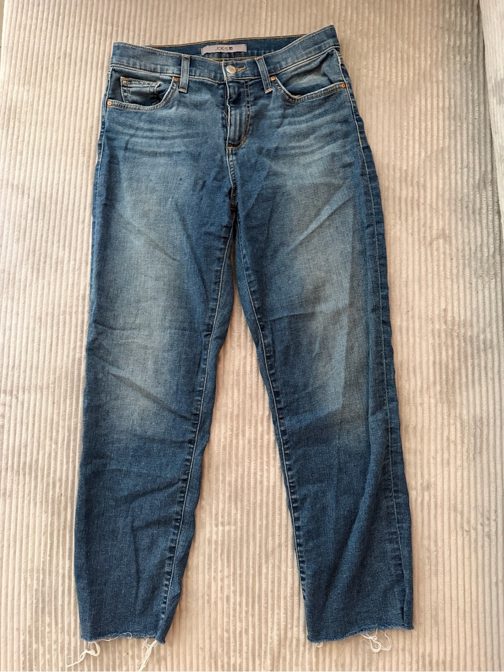 Joe's Jeans Straight Leg Blue Denim Jeans - Faded Wash
